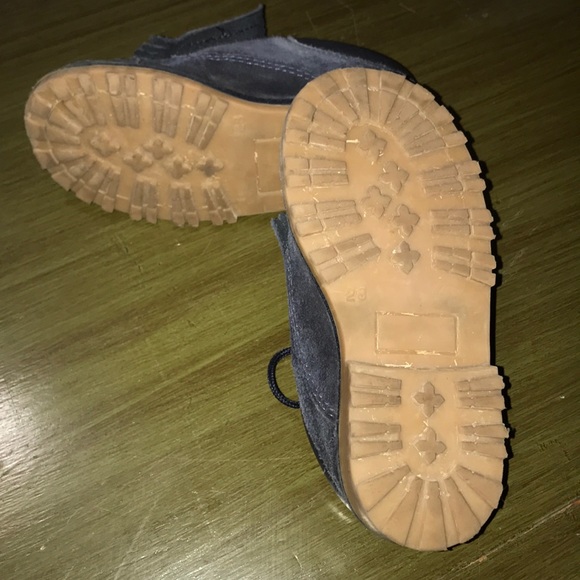 Suede navy blue  shoes size 28 - Picture 5 of 8